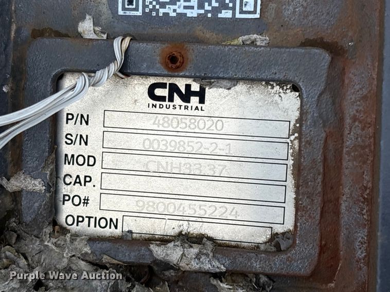 image for item ET0662 CNH Industrial CNH33.37 excavator attachments
