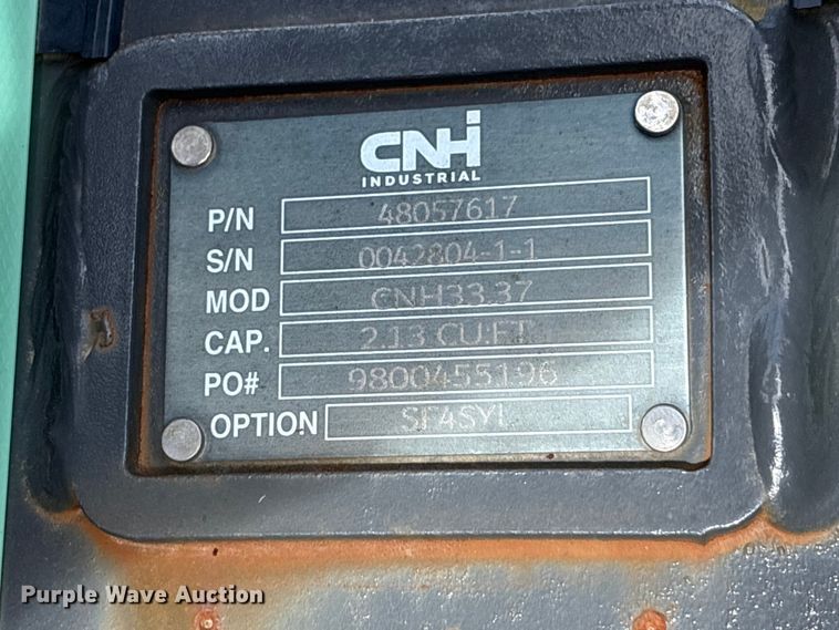 image for item ET0665 CNH Industrial CNH33.37 excavator attachments