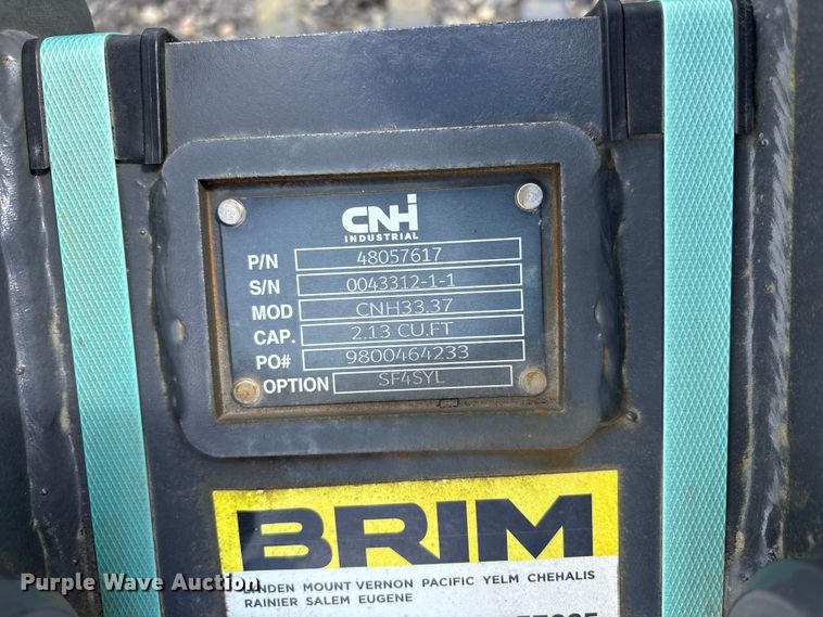 image for item ET0677 CNH Industrial CNH33.37 excavator attachments