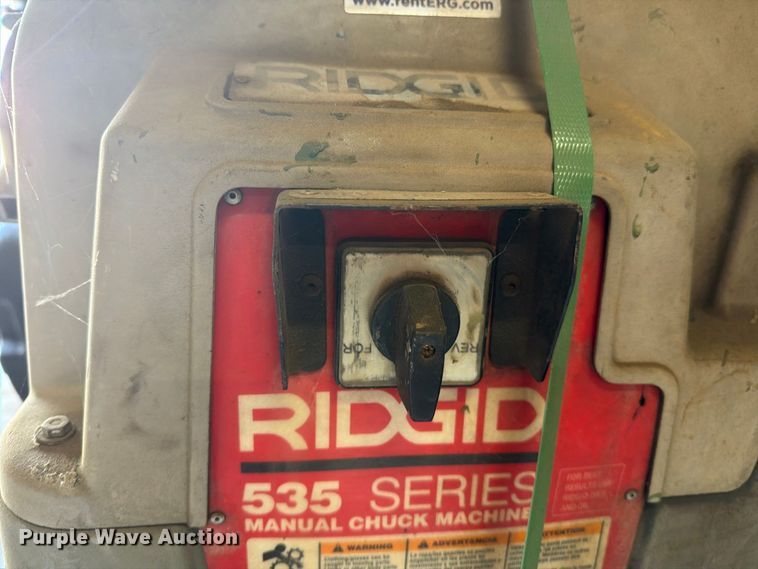image for item EU5890 Ridgid 535 series pipe threader