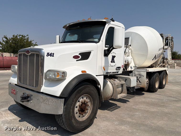 image for item EW8625 2017 Peterbilt 567 ready mix truck
