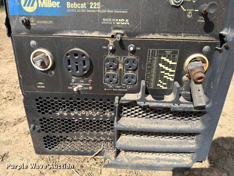image for item EX3043 (2) Miller Bobcat 225 welder/generators