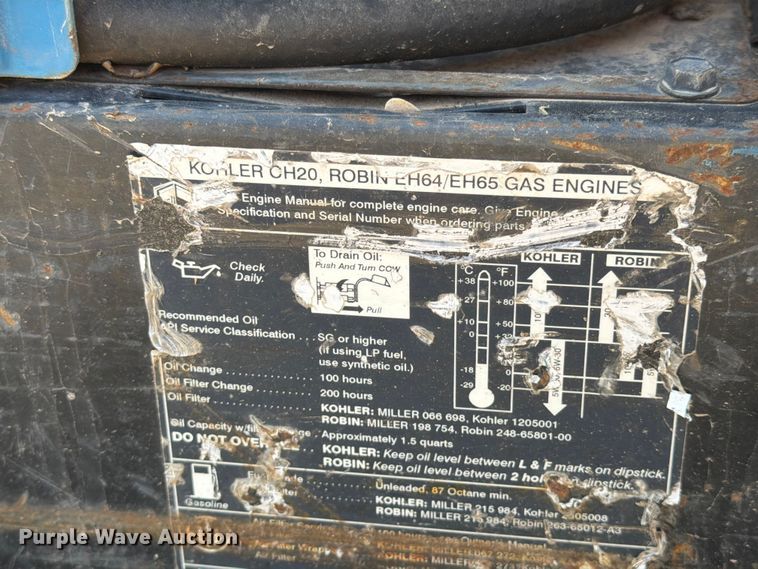 image for item EX3043 (2) Miller Bobcat 225 welder/generators