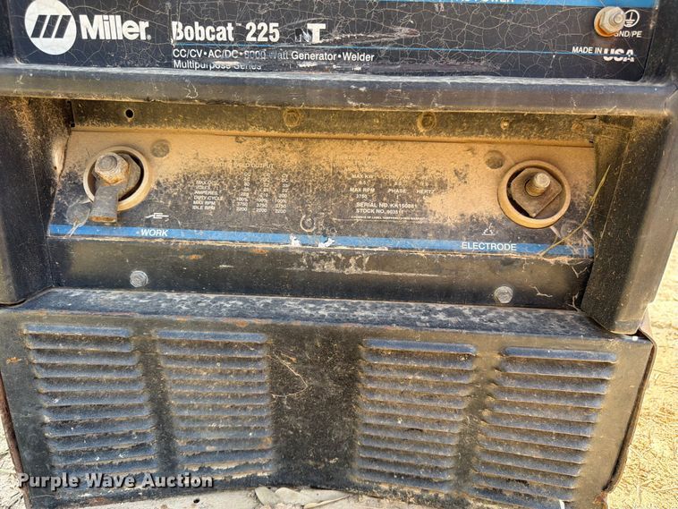 image for item EX3043 (2) Miller Bobcat 225 welder/generators