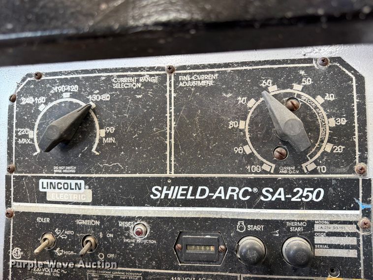 image for item EX3047 Lincoln Electric Shield-Arc SA-250 welder/generator