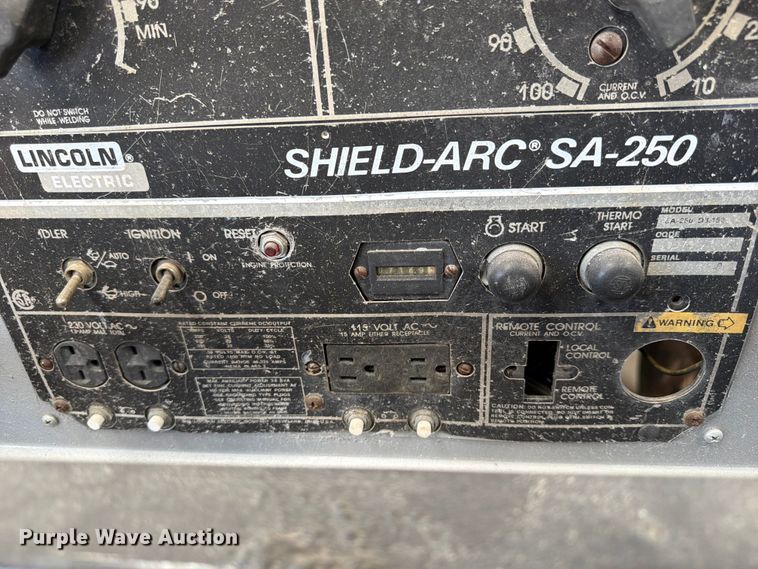 image for item EX3047 Lincoln Electric Shield-Arc SA-250 welder/generator