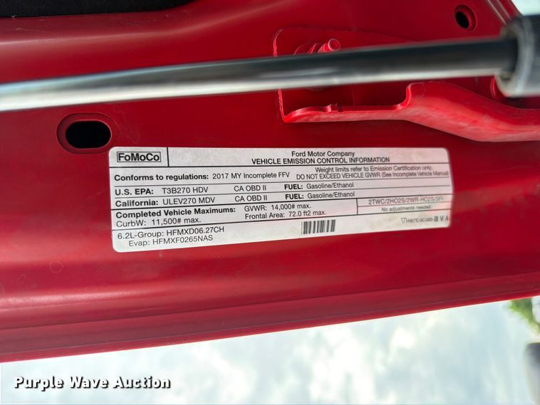 image for item FB4981 2017 Ford F350 Super Duty utility bed pickup truck