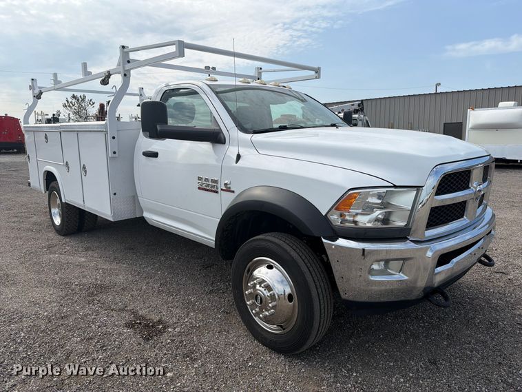 image for item FB4982 2015 RAM 5500 Heavy Duty utility / service truck