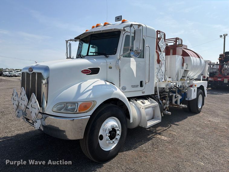 2014 Peterbilt 337 oilfield acidizing pump truck