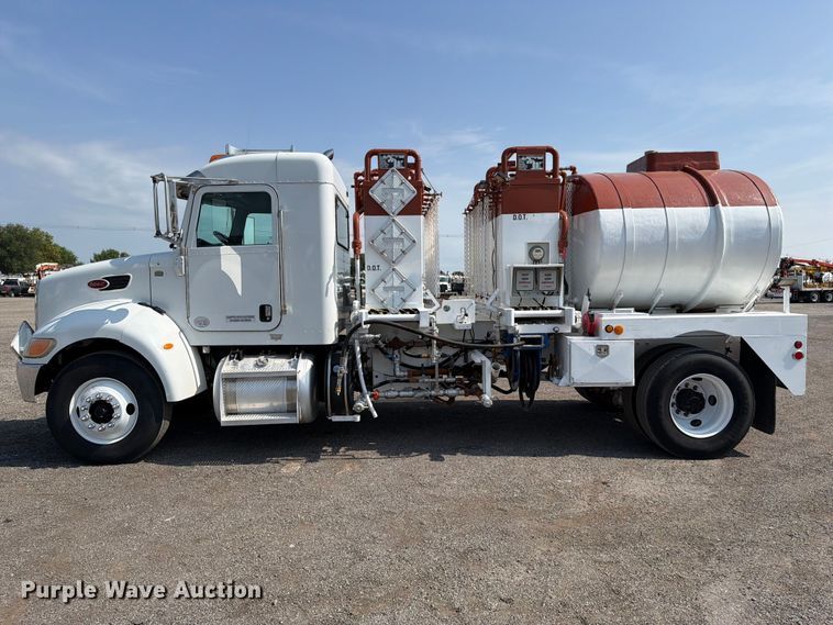 image for item FB4990 2014 Peterbilt 337 oilfield acidizing pump truck