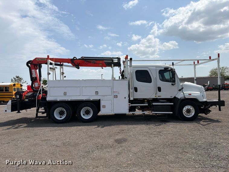 image for item FB4994 2014 Freightliner 114SD Crew Cab crane truck