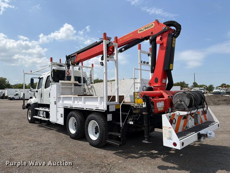 image for item FB4994 2014 Freightliner 114SD Crew Cab crane truck