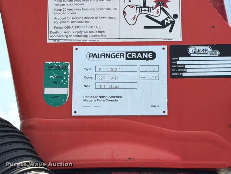 image for item FB4994 2014 Freightliner 114SD Crew Cab crane truck