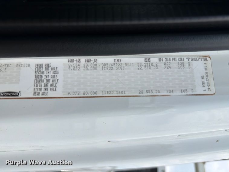 image for item FB4994 2014 Freightliner 114SD Crew Cab crane truck