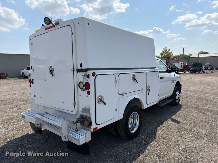 image for item FB4995 2017 RAM 3500 utility bed pickup truck