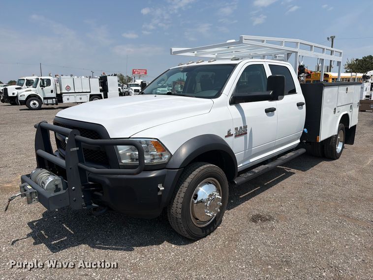 2016 RAM 4500 Crew Cab utility / service truck