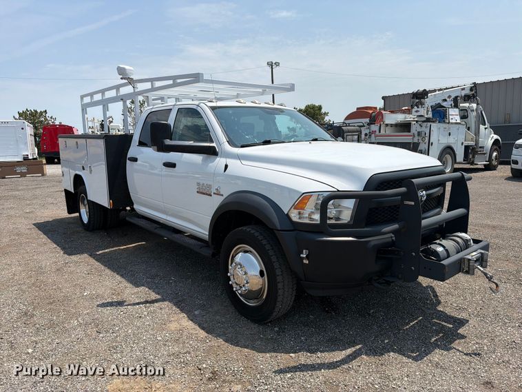 image for item FB5011 2016 RAM 4500 Crew Cab utility / service truck
