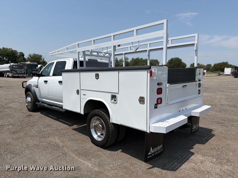 image for item FB5011 2016 RAM 4500 Crew Cab utility / service truck