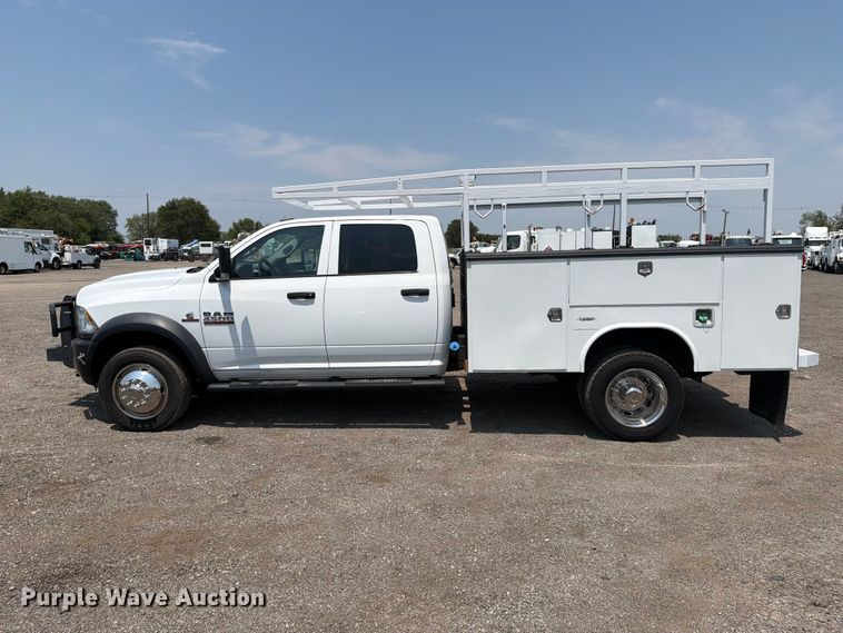 image for item FB5011 2016 RAM 4500 Crew Cab utility / service truck