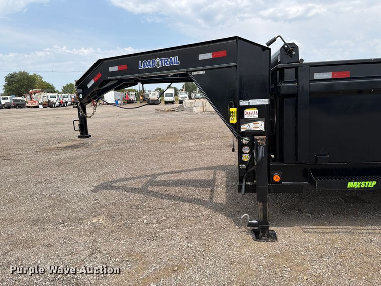 image for item FB5032 2024 Load Trail Gooseneck Low-Pro Dump dump trailer
