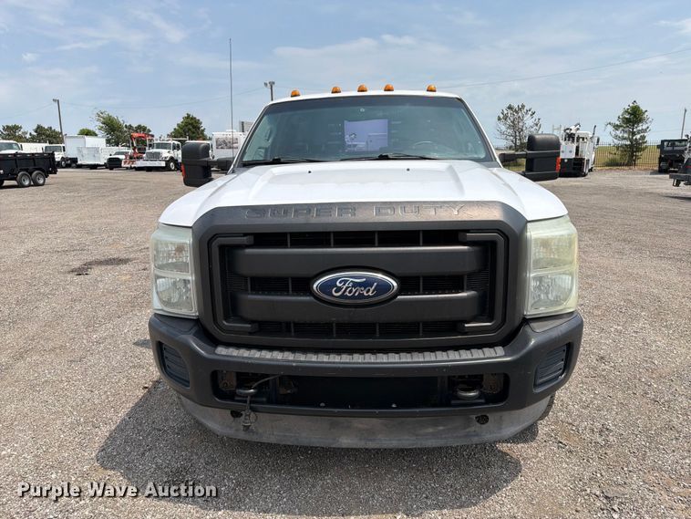 image for item FB5034 2011 Ford F350 Super Duty Ext. Cab utility bed pickup truck
