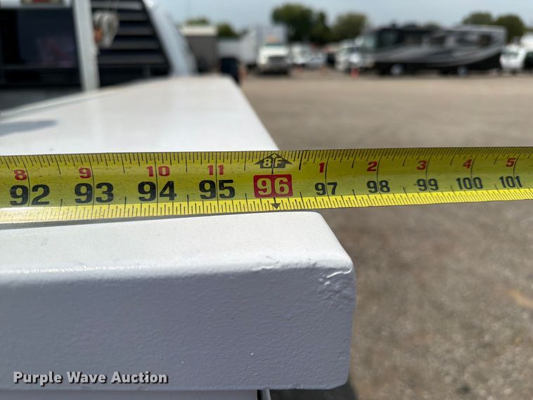 image for item FB5034 2011 Ford F350 Super Duty Ext. Cab utility bed pickup truck
