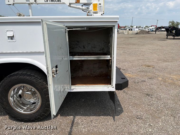 image for item FB5034 2011 Ford F350 Super Duty Ext. Cab utility bed pickup truck