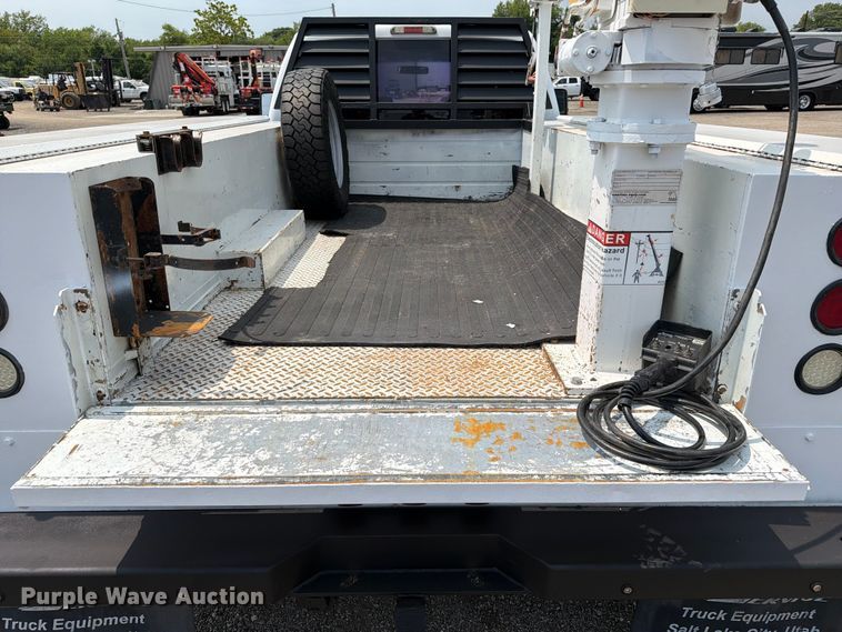 image for item FB5034 2011 Ford F350 Super Duty Ext. Cab utility bed pickup truck
