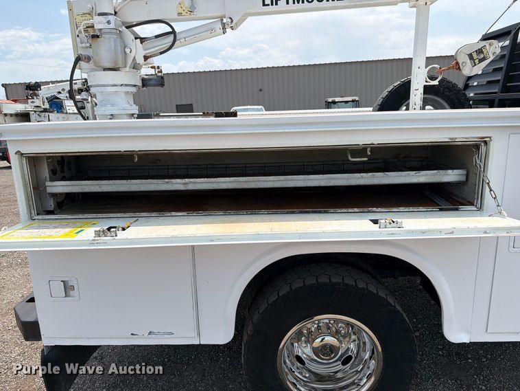 image for item FB5034 2011 Ford F350 Super Duty Ext. Cab utility bed pickup truck