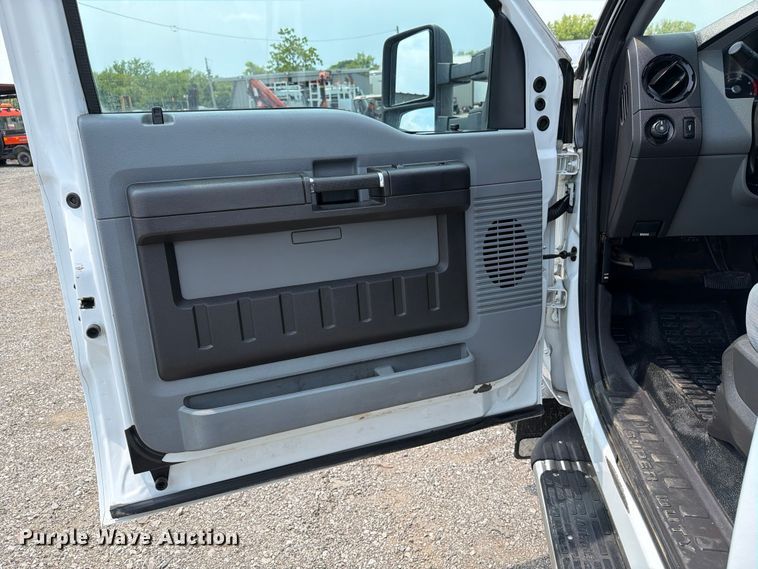 image for item FB5034 2011 Ford F350 Super Duty Ext. Cab utility bed pickup truck