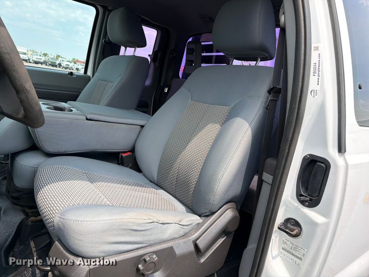 image for item FB5034 2011 Ford F350 Super Duty Ext. Cab utility bed pickup truck