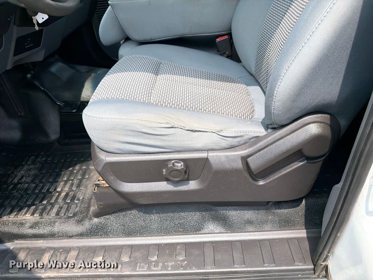 image for item FB5034 2011 Ford F350 Super Duty Ext. Cab utility bed pickup truck