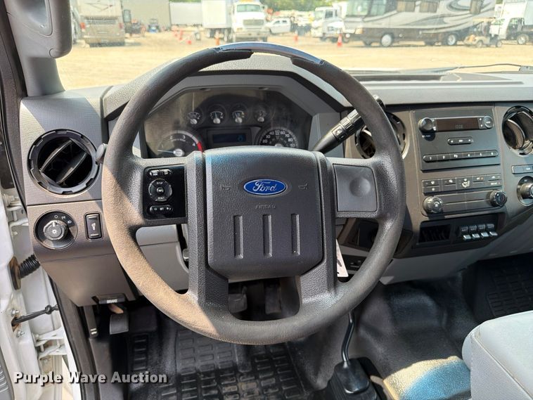 image for item FB5034 2011 Ford F350 Super Duty Ext. Cab utility bed pickup truck