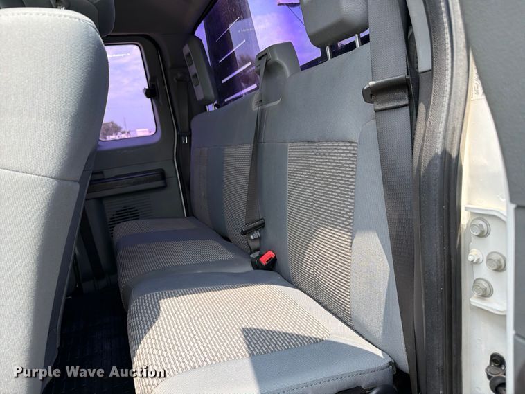 image for item FB5034 2011 Ford F350 Super Duty Ext. Cab utility bed pickup truck