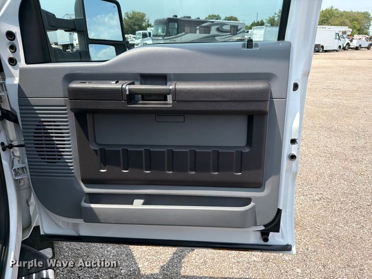 image for item FB5034 2011 Ford F350 Super Duty Ext. Cab utility bed pickup truck