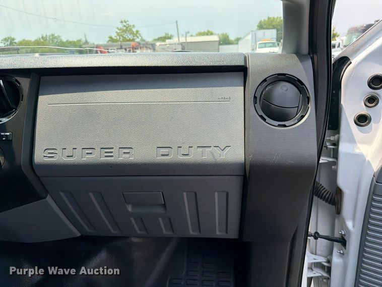 image for item FB5034 2011 Ford F350 Super Duty Ext. Cab utility bed pickup truck