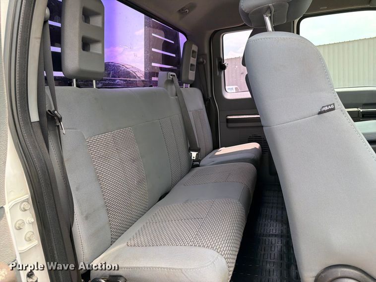 image for item FB5034 2011 Ford F350 Super Duty Ext. Cab utility bed pickup truck