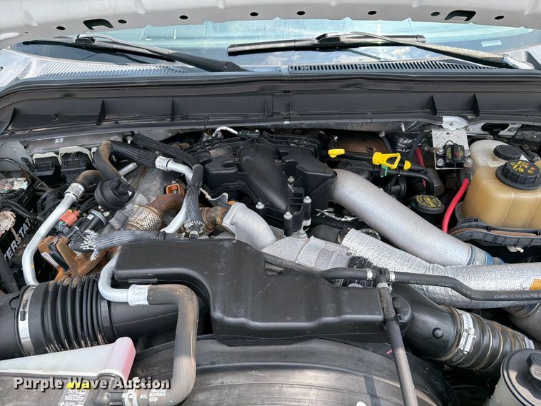image for item FB5034 2011 Ford F350 Super Duty Ext. Cab utility bed pickup truck