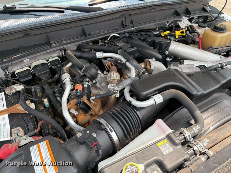 image for item FB5034 2011 Ford F350 Super Duty Ext. Cab utility bed pickup truck