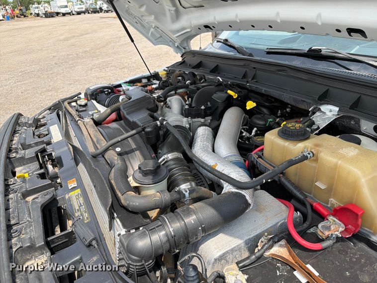 image for item FB5034 2011 Ford F350 Super Duty Ext. Cab utility bed pickup truck