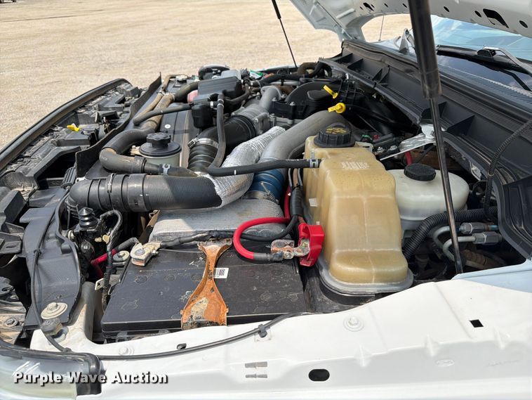 image for item FB5034 2011 Ford F350 Super Duty Ext. Cab utility bed pickup truck
