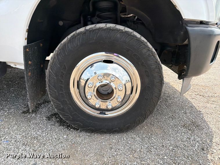 image for item FB5034 2011 Ford F350 Super Duty Ext. Cab utility bed pickup truck
