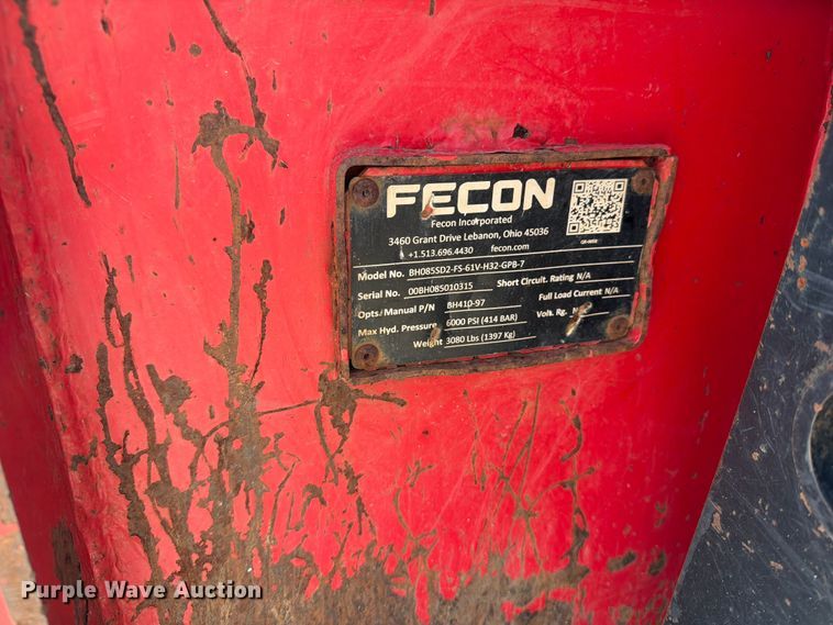 image for item FB5861 2015 Fecon FTX128-20SST forestry mulcher