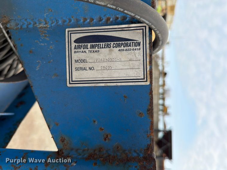 image for item FB5885 (2) Airflow Imperllers Corporation fans