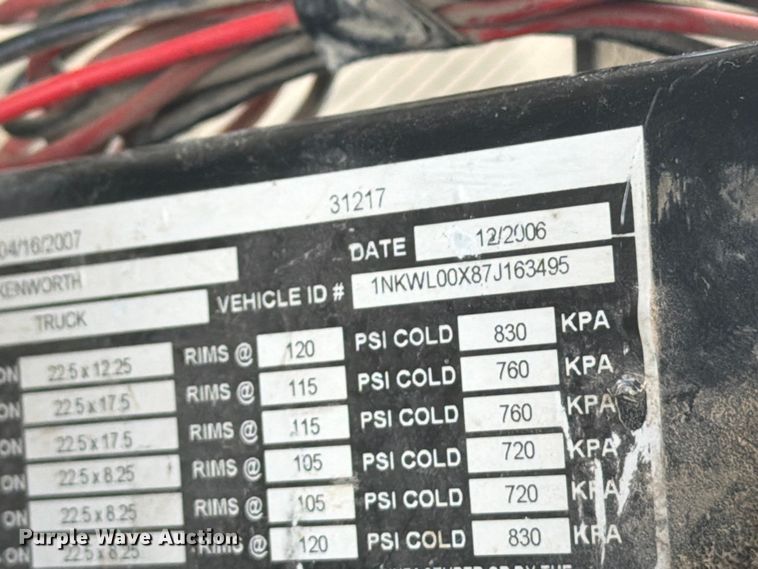 image for item FB5906 2007 Kenworth W900 ready mix truck