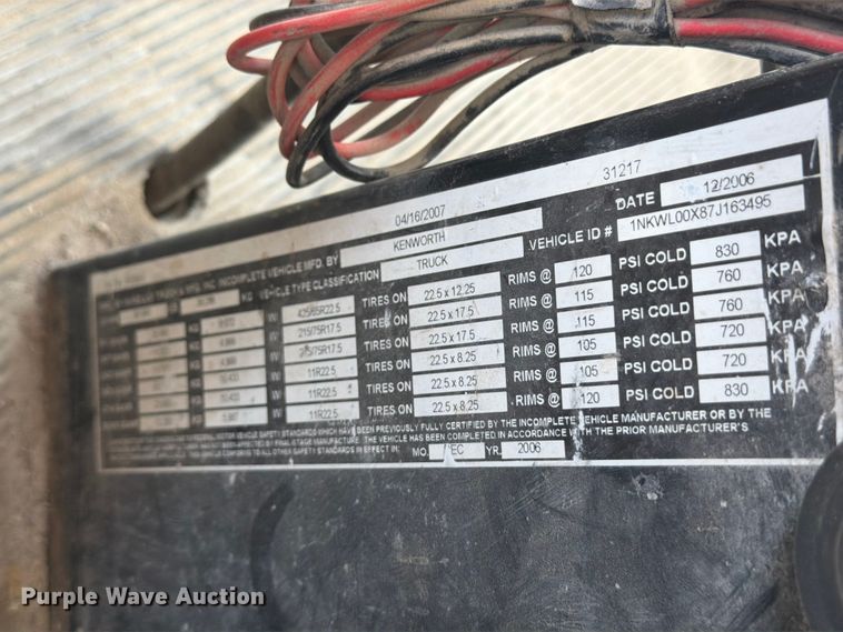 image for item FB5906 2007 Kenworth W900 ready mix truck
