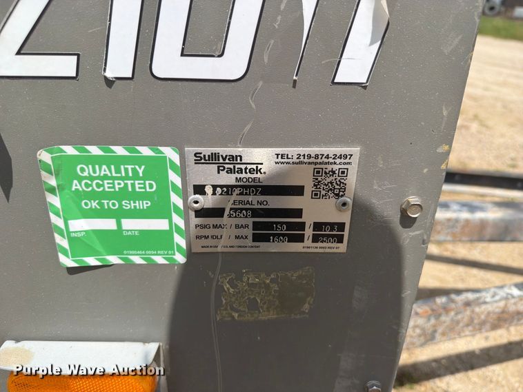image for item FB5912 Sullivan Palatek D210PHDZ air compressor