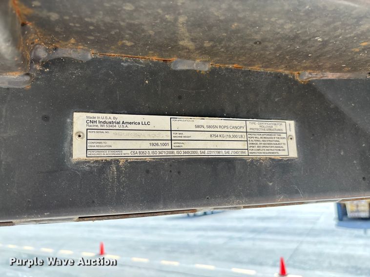 image for item FC1697 2015 Case 580 Super N backhoe