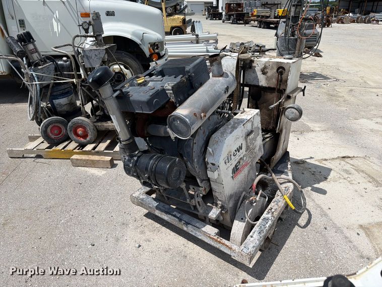 image for item FC3310 Meco M60DCC walk behind concrete saw
