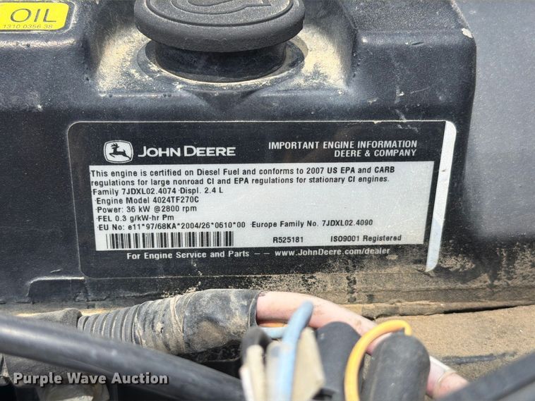 image for item FC3312 2007 Atlas Copco XAS 185 air compressor
